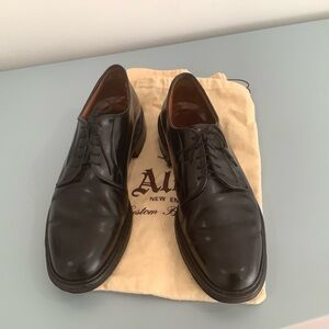 Alden’s Men's Black Leather Shoes